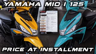 Yamaha Mio i 125 2021  Price and Installment  Cyan amp Yellow Variants [upl. by Aldarcie794]