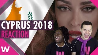 Cyprus Eleni Foureira quotFuegoquot REACTION  Eurovision 2018 [upl. by Appleby]