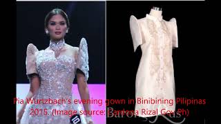 Filipiniana Dresses as the Epitome of Pageant Fashion [upl. by Eednim]