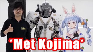 Pekora Met Hideo Kojima IRL【HololiveUsada Pekora】 [upl. by Jaymee]