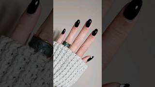 🖤spooky season nails  OPI Lincoln Park After Dark  nails diynails fallnails [upl. by Analak365]