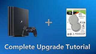 PlayStation Pro  Hard Drive Upgrade  Tutorial 2021 PS4Pro [upl. by Ettenor218]