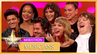 Lewis Capaldi Cant Handle His Own Joke  Best of Musicians Marathon  The Graham Norton Show [upl. by Prebo547]