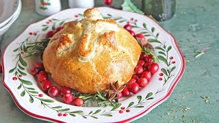 Brie en Croute  Super Easy Holiday Recipe [upl. by Novahc]