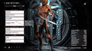 Warframe PS4 Nikana Prime with Conclave skin  my Valkitty [upl. by Thaddus799]