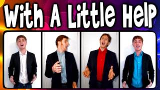 With A Little Help From My Friends Beatles  A Cappella Barbershop cover [upl. by Gelasias]