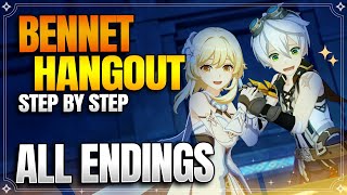 Bennet Hangout Event All Endings  Achievements 【Genshin Impact】 [upl. by Tarra715]