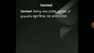 genteel [upl. by Ahcsim]