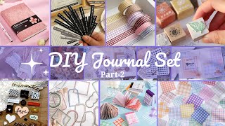 Part2 DIY JOURNAL SET How to Make Journal Set at Home DIY Journal kit  DIY Journal Stationary [upl. by Ranice308]