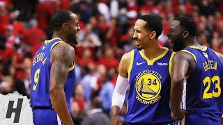 Andre Iguodala DAGGER  Game 2  Warriors vs Raptors  2019 NBA Finals [upl. by Ribaudo]