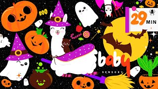 Toddler Sensory Halloween Dance Flying Llamas Ghosts Pumpkins Candy amp Bats [upl. by Irab]