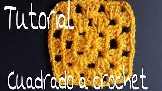 Tutorial Cuadrado a crochet paso a paso  Cucaditas de saluta [upl. by Arihs]