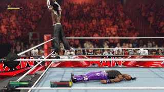 Jeff Hardy competes and Destroy All Judgement Day Members in a Gauntlet Match April 17 2024  2K24 [upl. by Jessey]