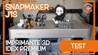 Test ultracomplet de limprimante IDEX SnapMaker J1S [upl. by Ahsekad125]