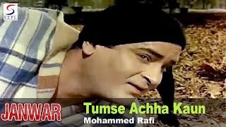 Tumse Achha Kaun Hai  Mohammed Rafi  Shammi Kapoor Rajshree [upl. by Enitsrik]