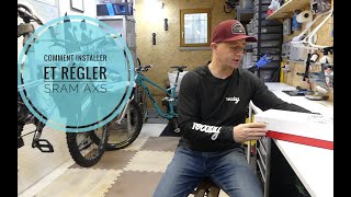 Comment installer et régler un derailleur SRAM AXS [upl. by Leitman]