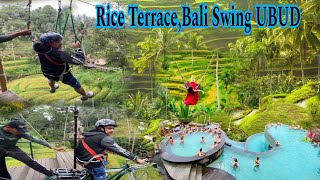 Rice TerraceBali swing UBUD indonesia bali ubud ricefield swing jakarta kuta balinesedance [upl. by Zelikow]