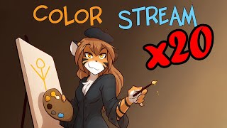 Twokinds 20231231 Color Stream x20 [upl. by Aihsenod]