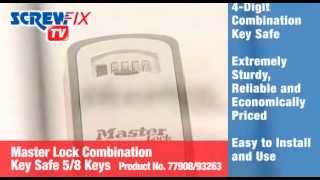 Screwfix Master Lock Combination Key Safe [upl. by Sturrock]