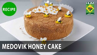 Medovik Honey Cake Complete Recipe  Masala Mornings  Shireen Anwar  01 Feb 2022  Desi Food [upl. by Anar]