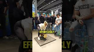 ONE Person Lifting 300 Kilos of Dumbbells Will Blow Your Mind💪 shortsvideo [upl. by Doralia]