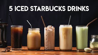 5 Iced Starbucks Drinks That You Can Easily Make At Home [upl. by Cy484]