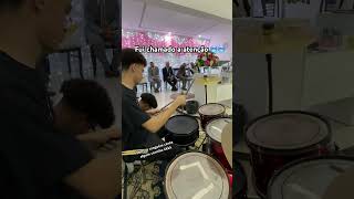 Fui chamado a atenção 😢 baterista drums short [upl. by Oiramal]