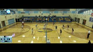 St Mary Catholic High School vs Mishicot Womens Varsity Volleyball [upl. by Aicatsanna]