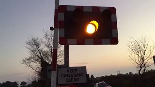 Levington Level Crossing Suffolk Sunday 15102017 [upl. by Dre]