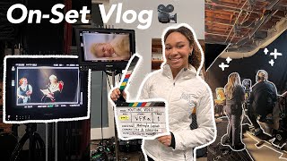 ON SET VLOG 🎥 behind the scenes of filming a short  crew positions [upl. by Hras]