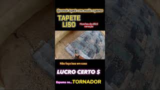 Como lavar tapete liso com TORNADOR espuma Wap [upl. by Hairym]