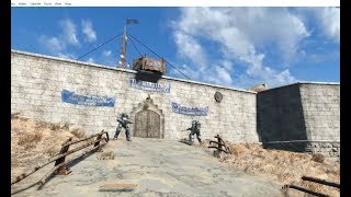 Fallout 4Settlement Build  The Castle Restored [upl. by Enuahs]