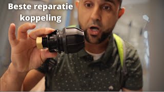 Makkelijkste reparatie koppeling om loden waterleiding zelf te repareren [upl. by Ayel303]