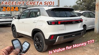 NEW CRETA SO 2024 Facelift  Value For Money variant  Covered Most Premium Features [upl. by Notelrac]