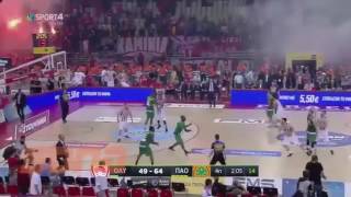 Match Olympiakos vs Panathinaikos going mad 11062017 [upl. by Any]