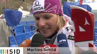 Maria Riesch belegt vierten Platz im Slalom [upl. by Ulda190]