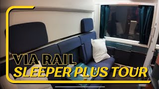 VIA Rail Sleeper Plus FULL Room Tour  Comfort on the Rails [upl. by Leahci]