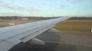 SAS Scandinavian Airlines SK330 Oslo  Trondheim 737600 Safety Takeoff Landing [upl. by Maillliw112]