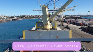 Loading Manganese Sinter Ore  360° view  Port Elizabeth South Africa  18072022  Merchant Navy [upl. by Neerod]