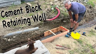 Building a Retaining Wall  Getting the Footings Right Part 1 [upl. by Aletha716]