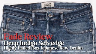 Fade Review See How the Deep Indigo Selvedge Raw Denim Jeans Fade [upl. by Ximenes]