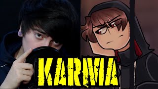 AJR  Karma  Evil Luzu   Animatic 【Karmaland】 Cover Español [upl. by Osrick780]