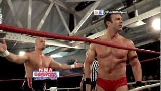 Adam Pearce vs Shaun Ricker for the NWA Worlds Championship  HD 12112011 [upl. by Peterec]