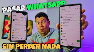 📱 ¡PASAR WHATSAPP entre Android y iPhone SIN PERDER NADA 🚀 [upl. by Enitsirhk]