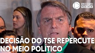 Inelegibilidade de Bolsonaro repercute no meio político [upl. by Primrose]