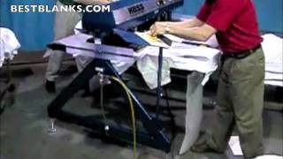 See Demo of High Output Super Shuttle Hix HOSS Heat Press Machine [upl. by Enimrac]