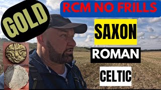 RCM NO FRILLS GOLDSAXONROMANSILVERmetal detecting ukgold metaldetecting treasure [upl. by Ettenoj]