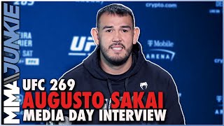 Augusto Sakai plans to snap losing skid vs Tai Tuivasa  UFC269 media day [upl. by Gawain41]