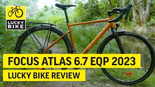 FOCUS ATLAS 6 7 EQP 2023 REVIEW  Vielseitiges und vollausgestattetes Gravelbike [upl. by Esyli]