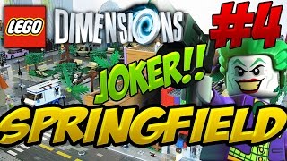 CENTRAL NUCLEAR DE SPRINGFIELD Y EL JOKER  LEGO DIMENSIONS 4 [upl. by Ekalb]